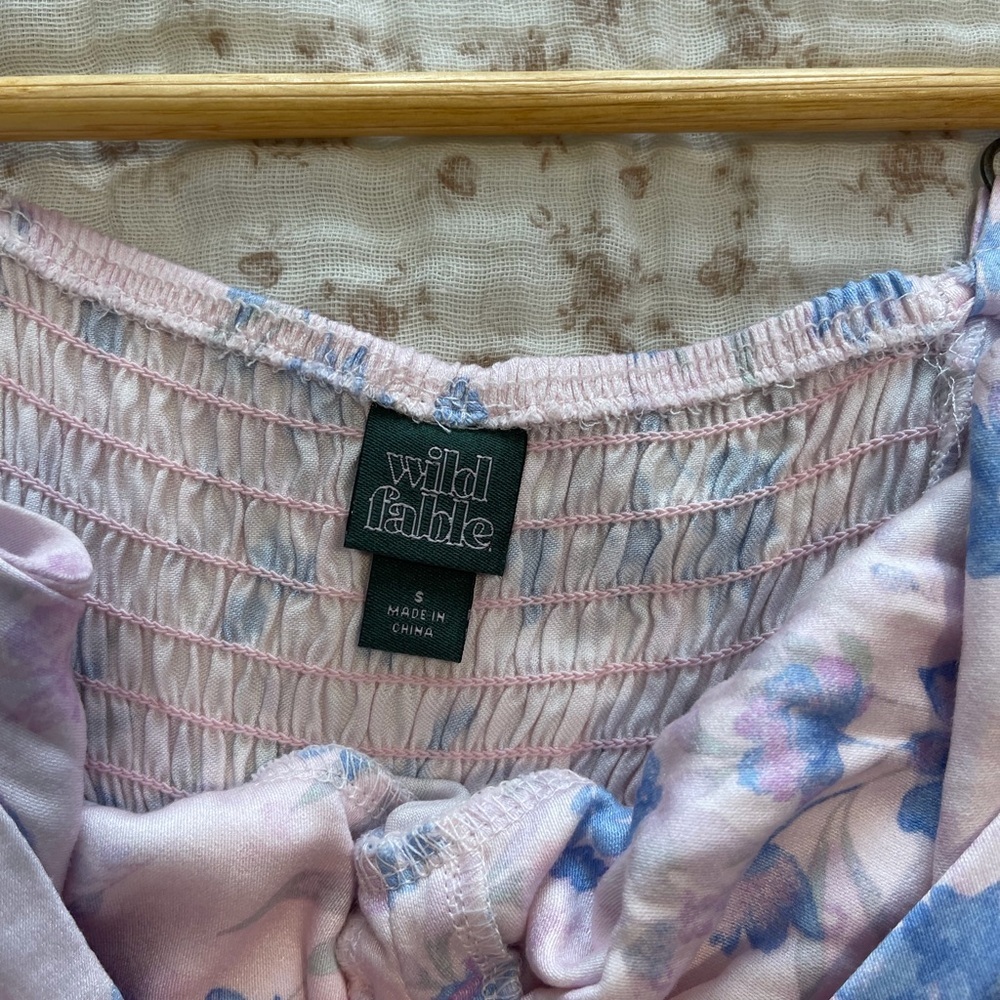 Pastel Pink Floral Maxi Dress - Picture 5 of 8